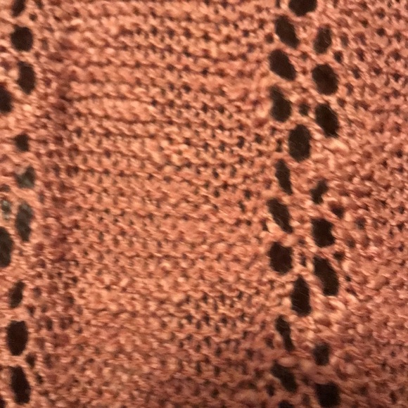 Knit long pink sweater size XXL - Picture 6 of 9